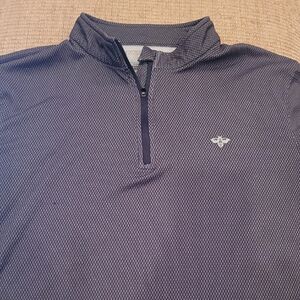 Men's Long Sleeve Shirt - Black Patterned